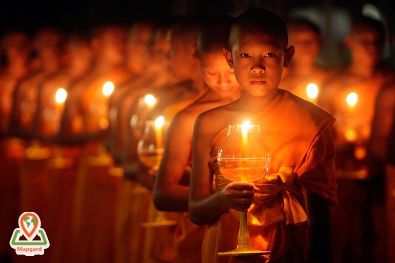 جشنواره فانوس نماد احترام به بودا