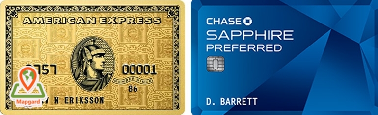 کارت‌های Chase یا American Express