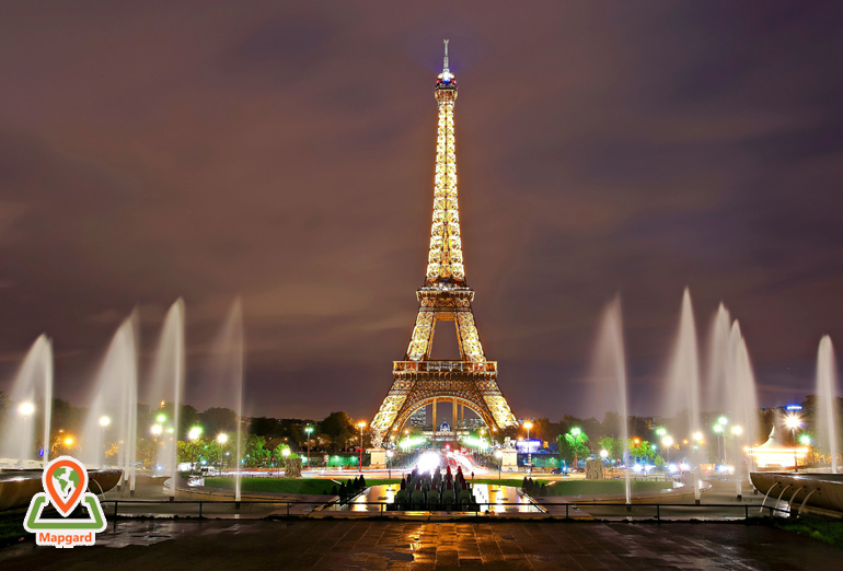 برج ایفل (Eiffel Tower) در شب