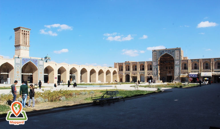مسجد جامع مظفری کرمان در کنار میدان مشتاقیه