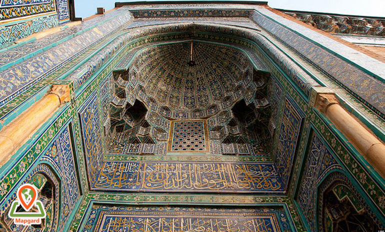 کاشی کاری های محراب  مسجد جامع یزد