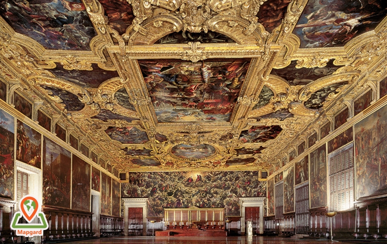 تالار بزرگ شورا کاخ دوک (Sala del Maggior Consiglio)