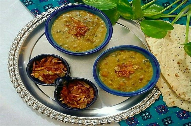آش سبزی شیرازی