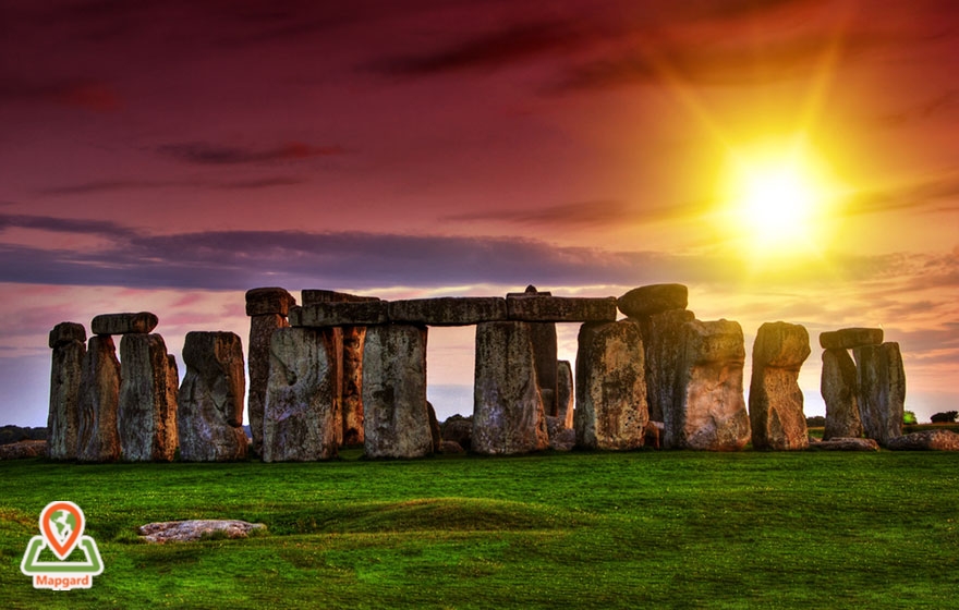 تماشای غروب استونهنج (Stonehenge)، انگلستان
