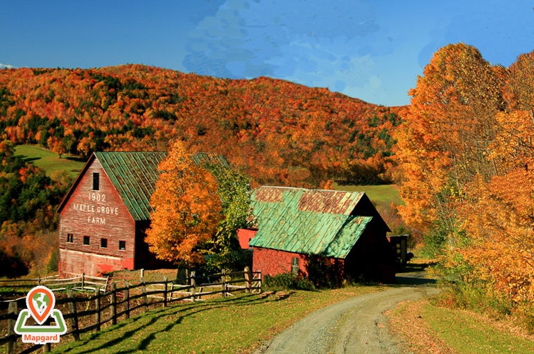 نیو انگلند (New England)، امریکا (USA)