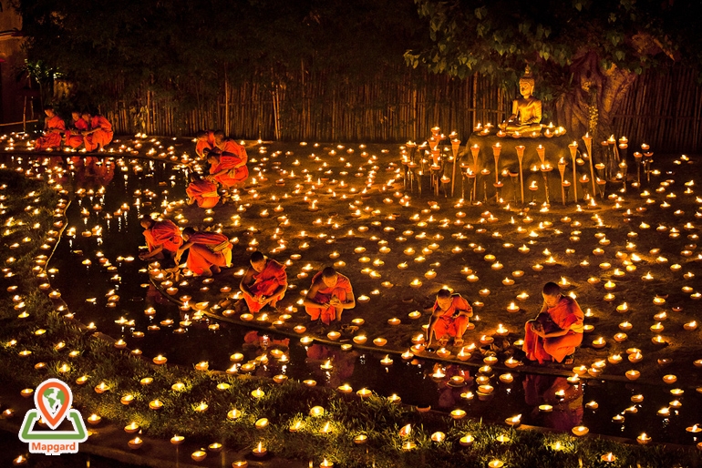 جشنواره فانوس یی پنگ (Yi Peng Lantern Festival)